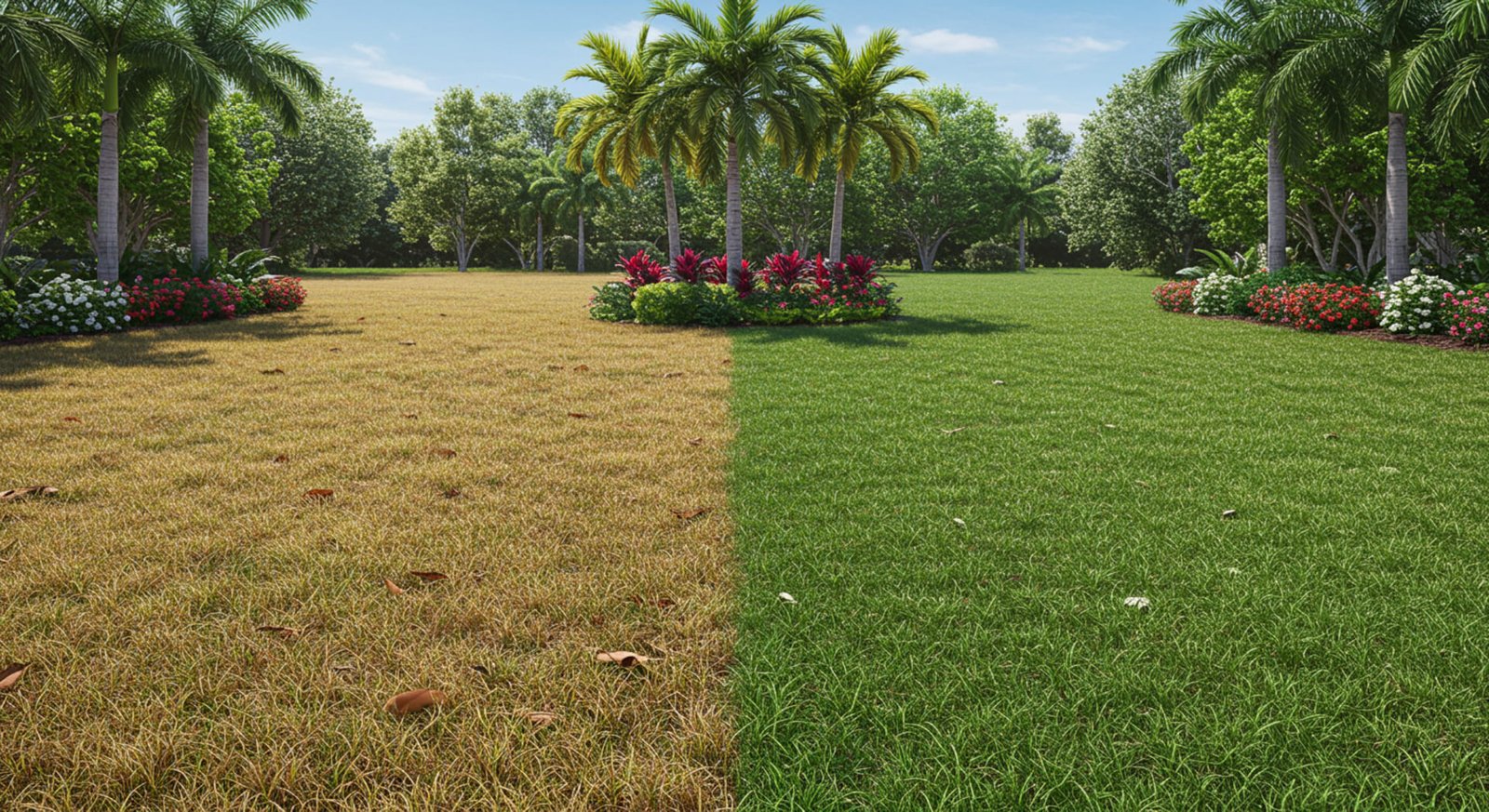 Low-Maintenance Lawn in Florida by Golden Outdoor Solutions
