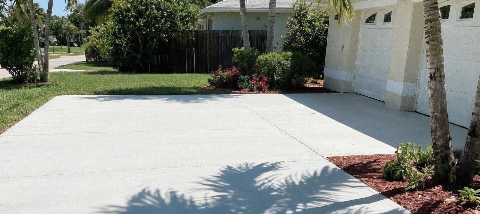 Sealed Concrete Driveway in Florida