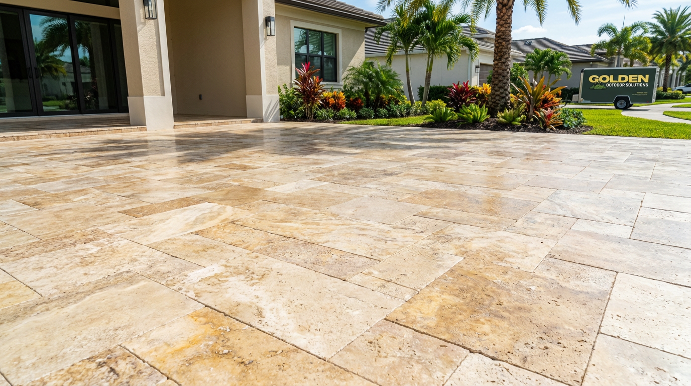 DIY vs professional concrete repair in Florida with clean modern finish