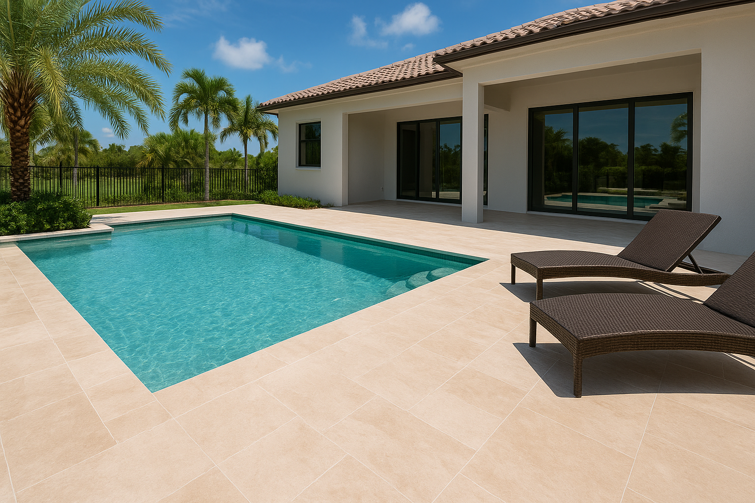 pool deck resurfacing cost Port St. John project in Brevard County with a clean premium outdoor residential layout
