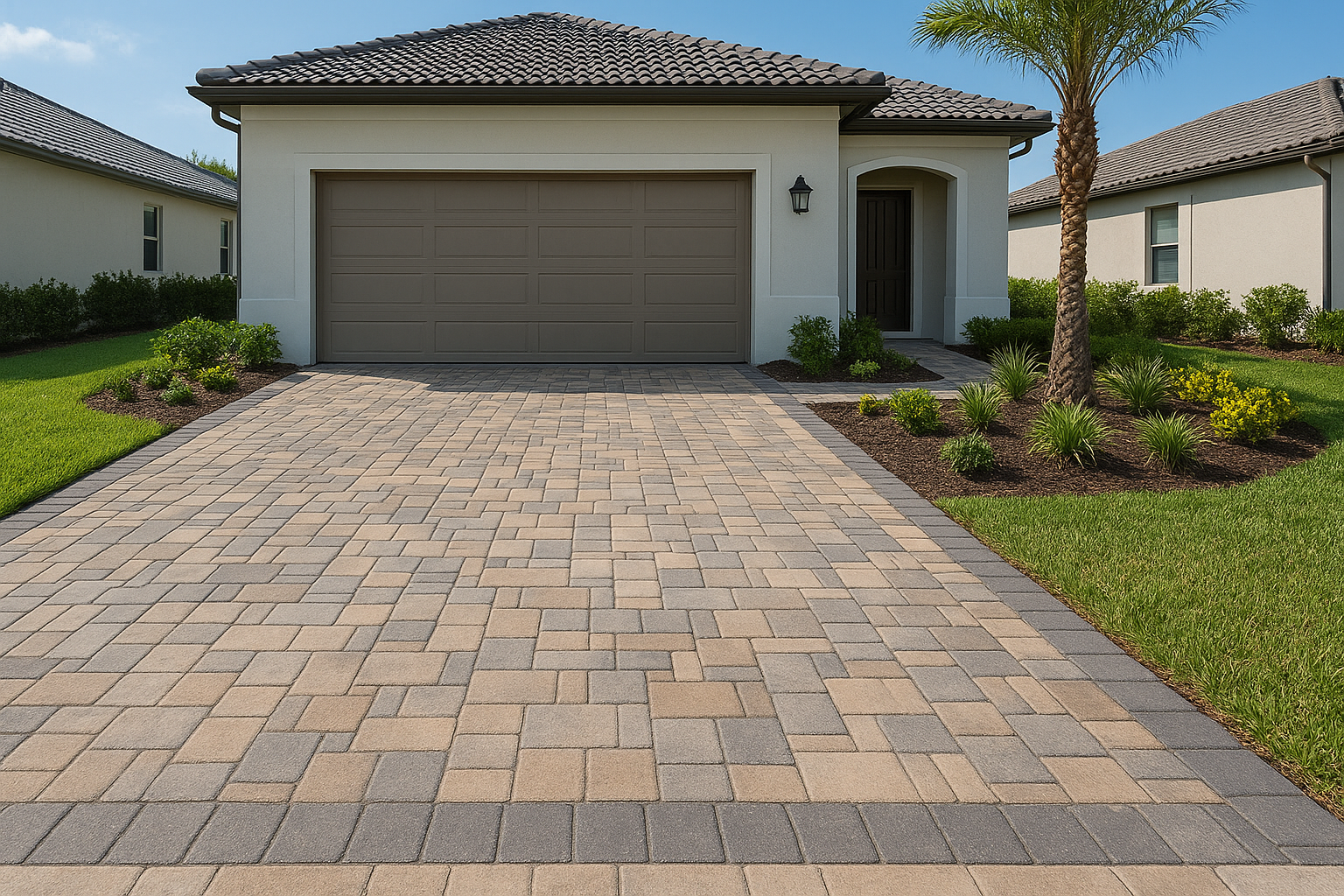 driveway widening Viera West project in Brevard County with a clean premium outdoor residential layout