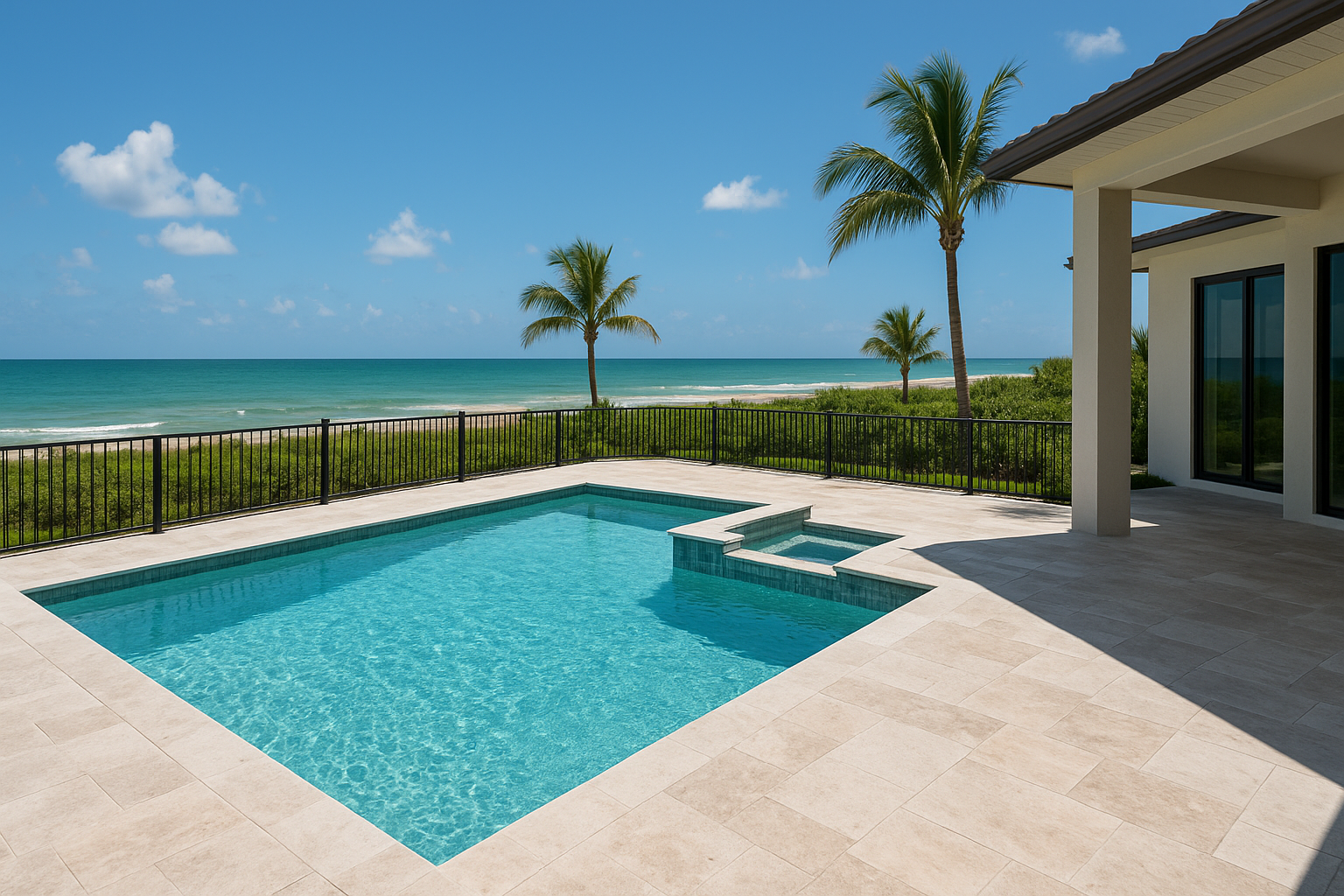pool deck repair cost South Patrick Shores project in Brevard County with a clean premium outdoor residential layout