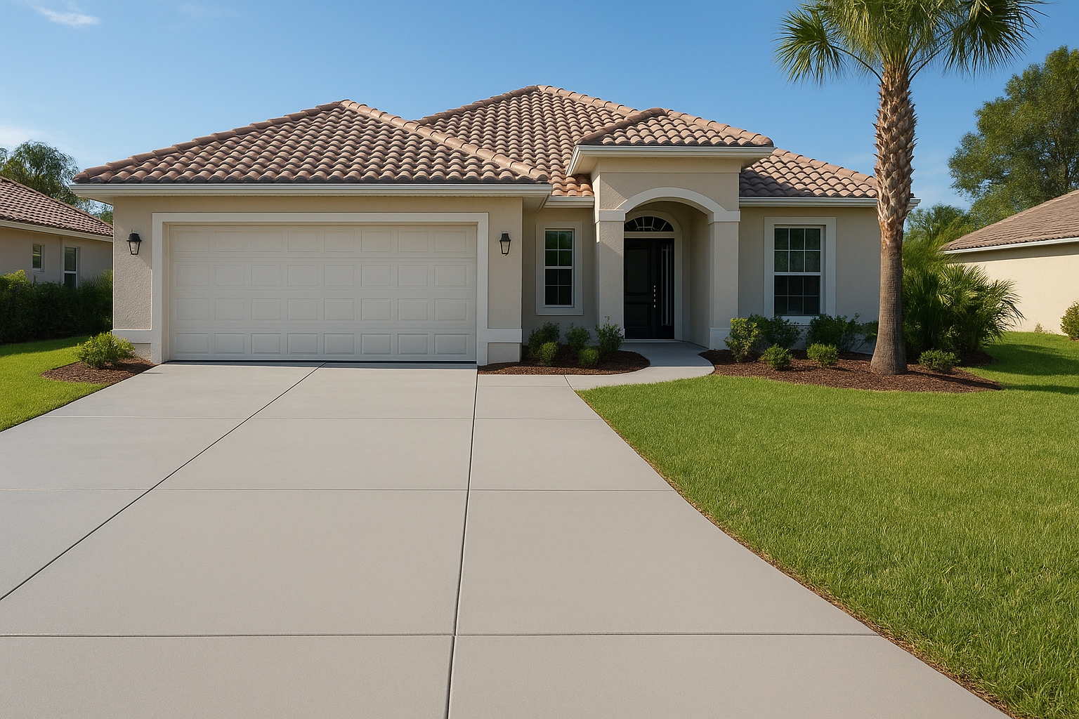 concrete resurfacing cost Palm Bay project in Brevard County with a clean premium outdoor residential layout