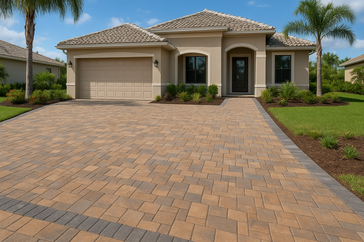 driveway widening Rockledge project in Brevard County with a clean premium outdoor residential layout