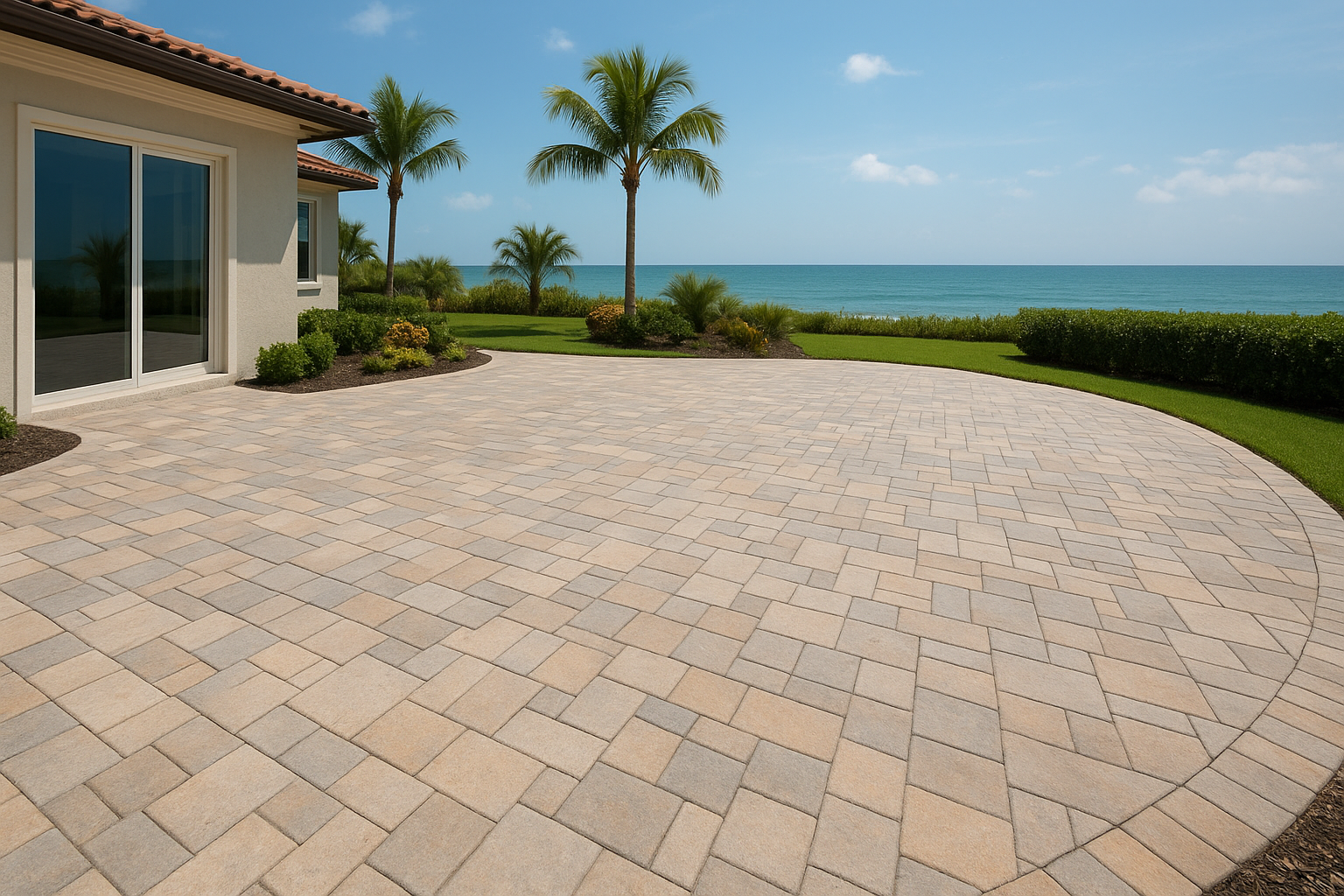 paver patio cost Melbourne Beach project in Brevard County with a clean premium outdoor residential layout