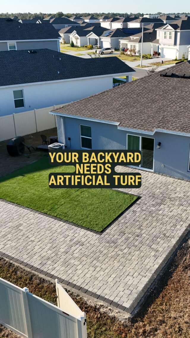In Florida, keeping a natural lawn alive is basically a part-time job.

Between:
• Mowing 2x a week
• Constant rain & mud
• Bugs everywhere

It adds up fast.

That’s why turf has become the #1 backyard upgrade Florida homeowners ask for — low maintenance, cleaner yards, and more time back.

🌟 DM us when you are ready to retire from maintaining your lawn!