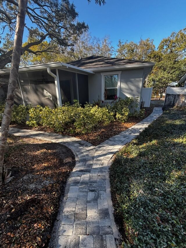 Sidewalk built for this very special customer.

Adding pavers to your home isn’t a luxury.

It’s a practical investment.