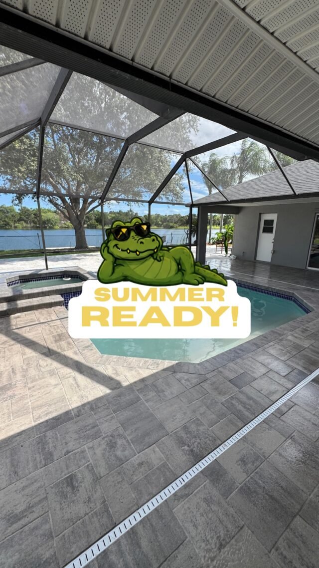 Another pool ready for summer ✅